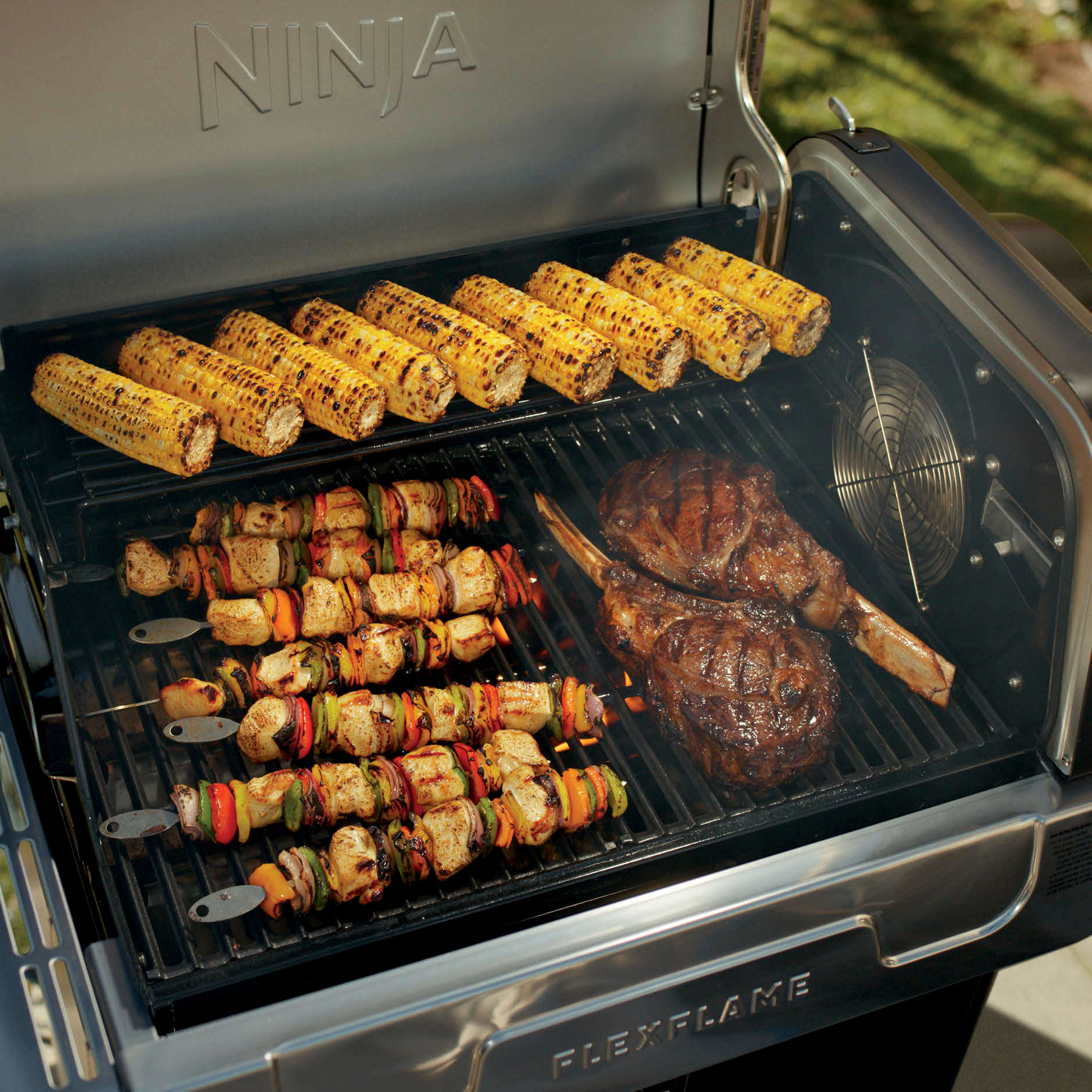 Natural Woodfire flavors&trade;  you can see and taste